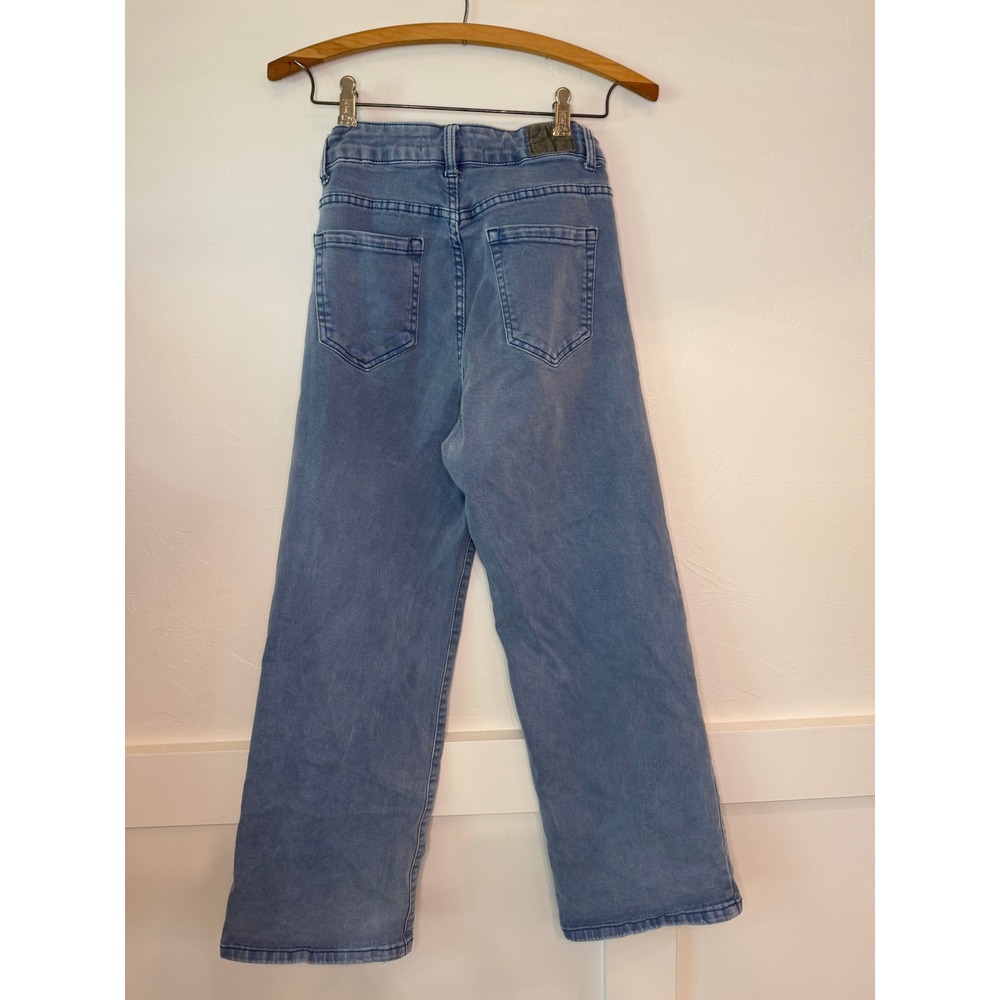 Q2 Premium Denim Womens Light Wash High Waisted Wide Leg Jeans Blue Size S/40 - Picture 3 of 8